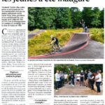Villé : le pumptrack réalisé avec les jeunes a été inauguré. DNA du 10 juillet 2024