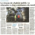 EMS : le réseau de chaleur public va s’étendre à cinq communes du nord. DNA du 28/08/2025